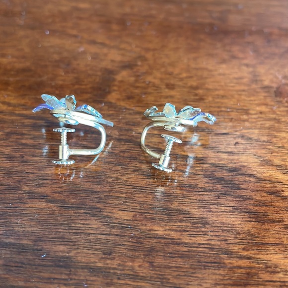 Krementz Earrings and brooch with pearls - Picture 4 of 7